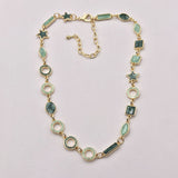 Candy color chain necklace
