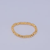 Gold vogue bracelet