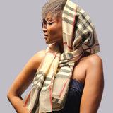 Light Plaid Scarf