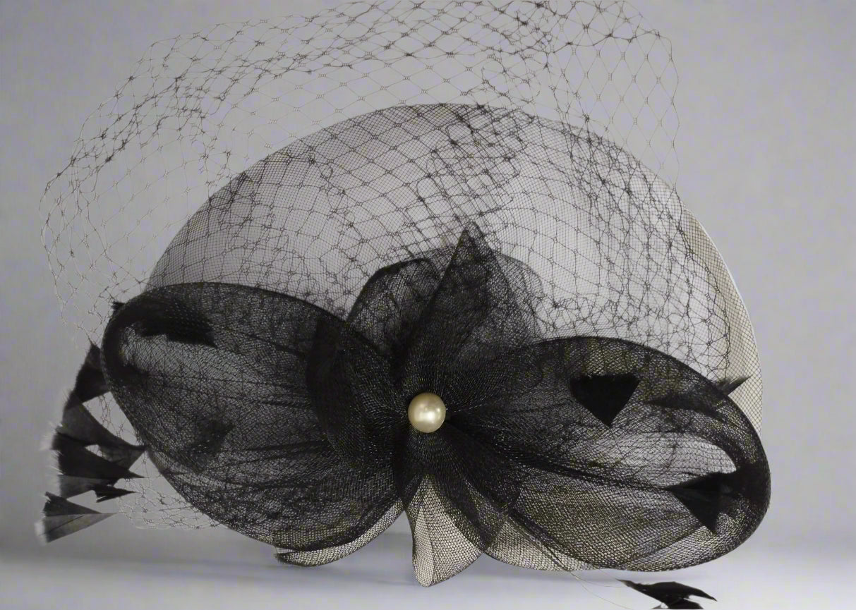 Premium Flower Fascinator with veil