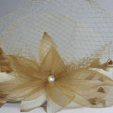 Premium Flower Fascinator with veil