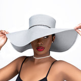 Bejewelled Straw Hat