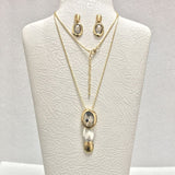 Gold Plated Set Pendant