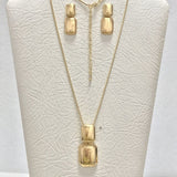 Gold Plated Set Pendant