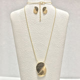 Gold Plated Set Pendant
