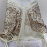 Embroidery Cashmere Scarf