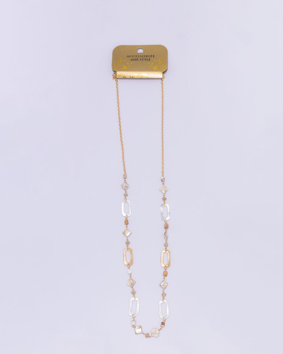 Long chainlink necklace
