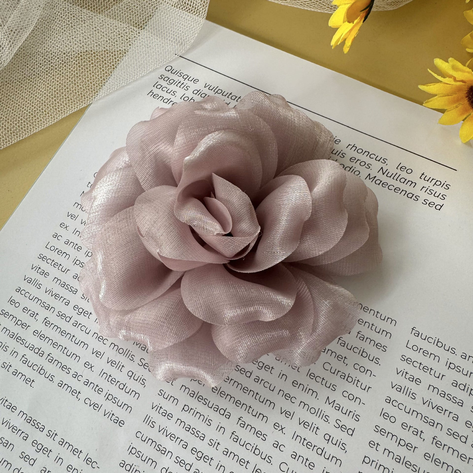 Rose Flower Brooch