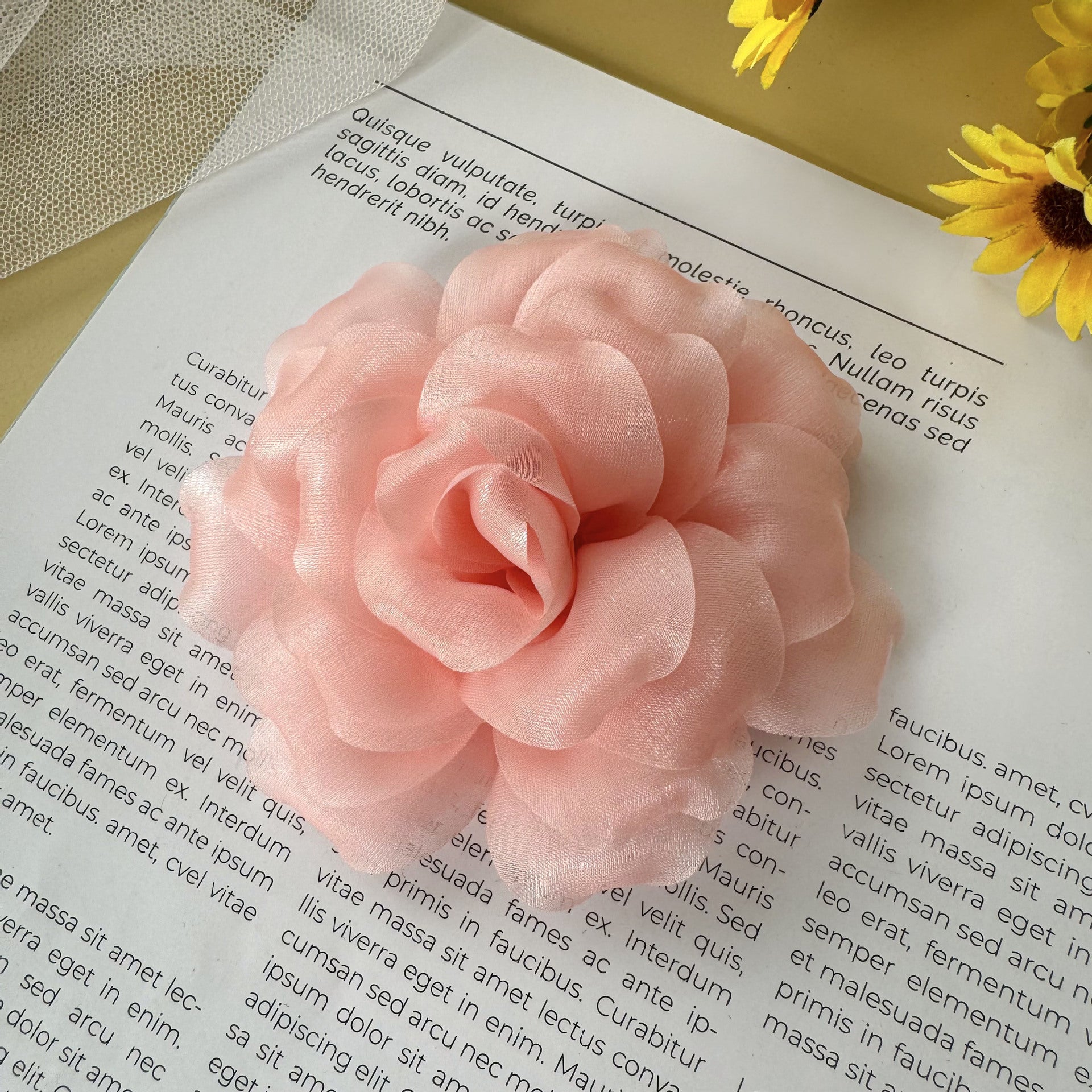 Rose Flower Brooch