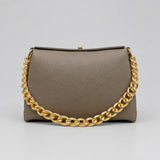Leather Chainlink Crossbody