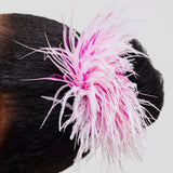 Ostrich Feather Brooch