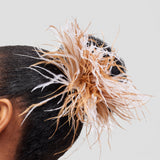 Ostrich Feather Brooch
