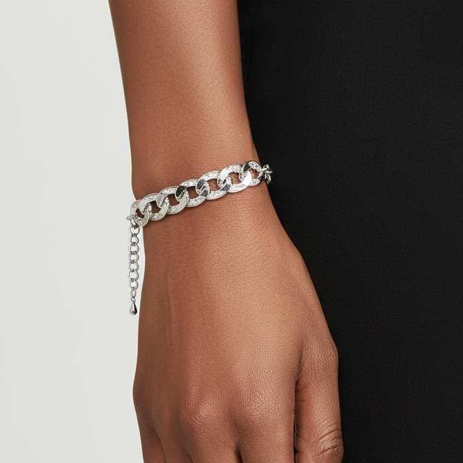 Silver Plated Chain bracelet – Accessorize with Style