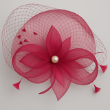 Premium Flower Fascinator with veil