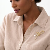 Crystal Brooch