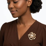 Crystal Brooch