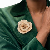 Crystal Rose Brooch