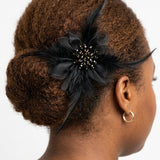 Feather Bloom Hair Flower