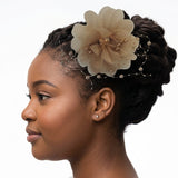 Feather Bloom Hair Flower
