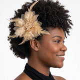 Feather Bloom Hair Flower