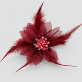 Feather Bloom Hair Flower