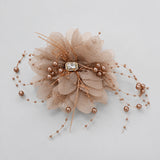 Feather Bloom Hair Flower