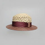 Straw boater hat