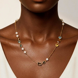 Premium long statement necklace