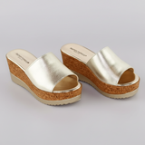 Andrea Pierago Cork Wedges