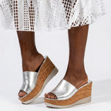 Andrea Pierago Cork Wedges