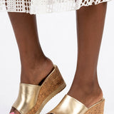 Andrea Pierago Cork Wedges