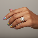 1 Carat Zirconia ring