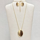 Gold Plated Set Pendant