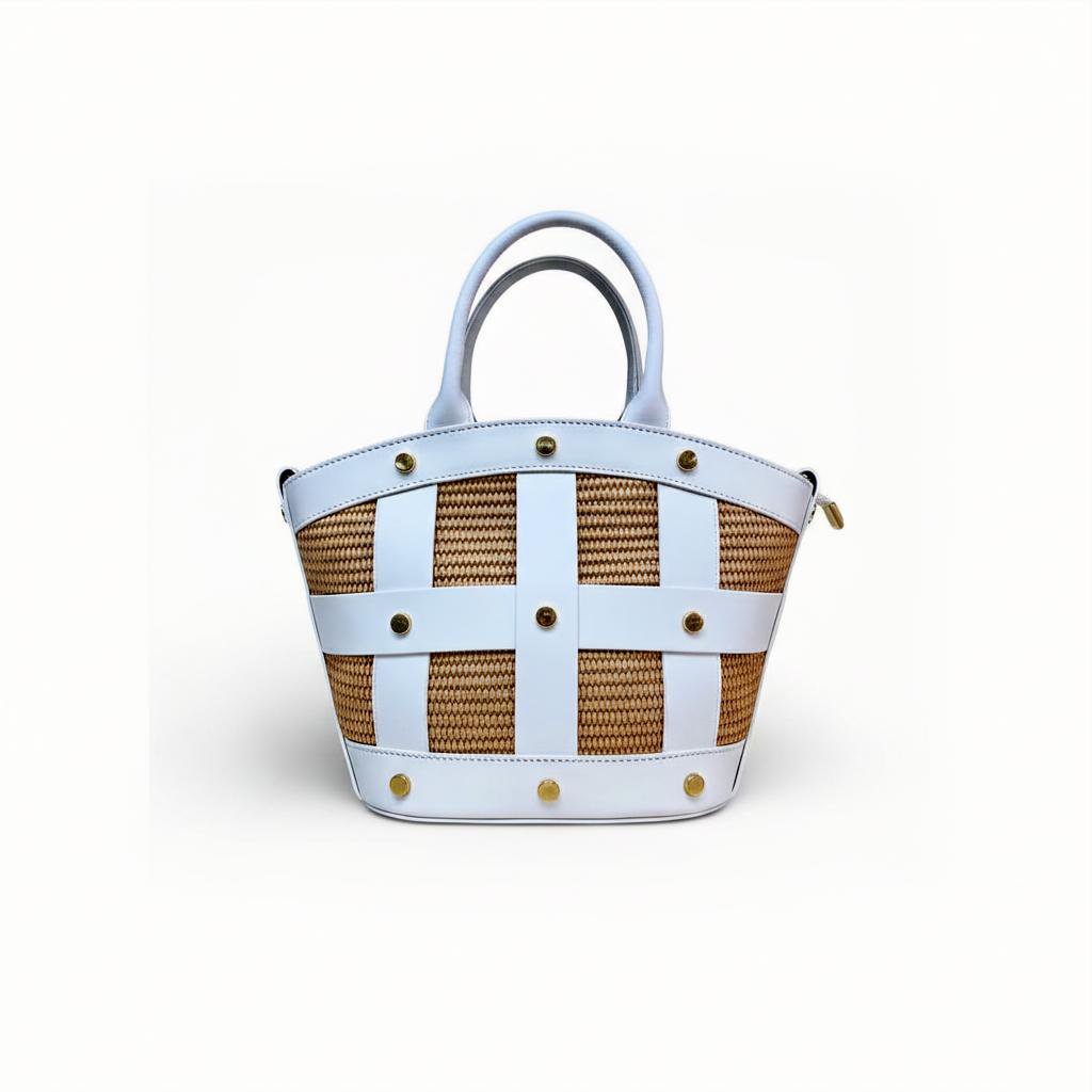 Leather Chainlink Crossbody