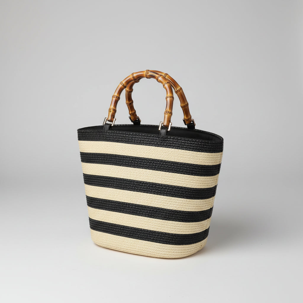 Large Bamboo Node Beach bag
