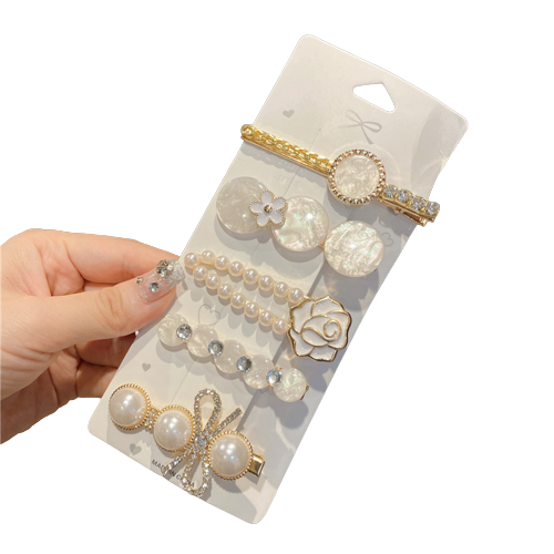 6pc Multi Hair clip set