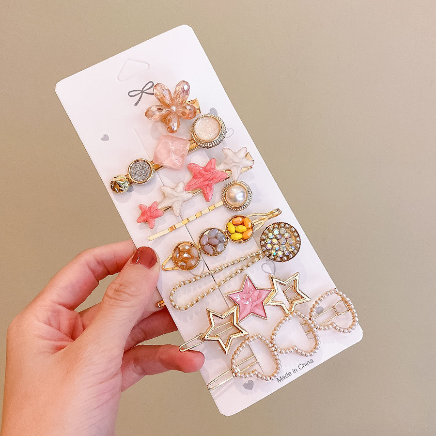 8PC Glam hair pins