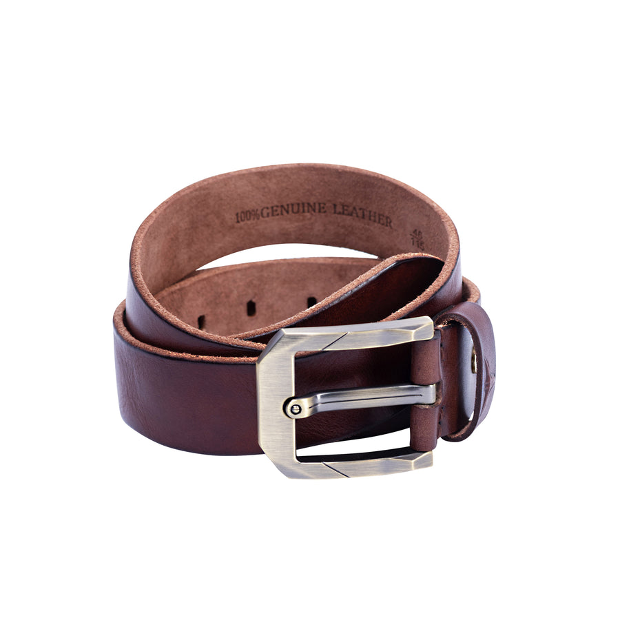 Mens Leather Buckle Belt
