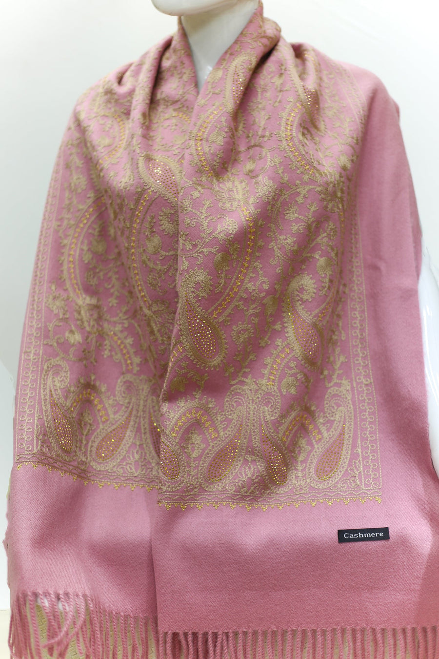 Embroidery Cashmere Scarf