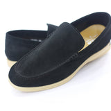 Suede Loafer Mules