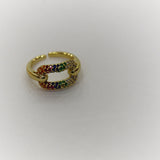 Zircon Gold Plated rings