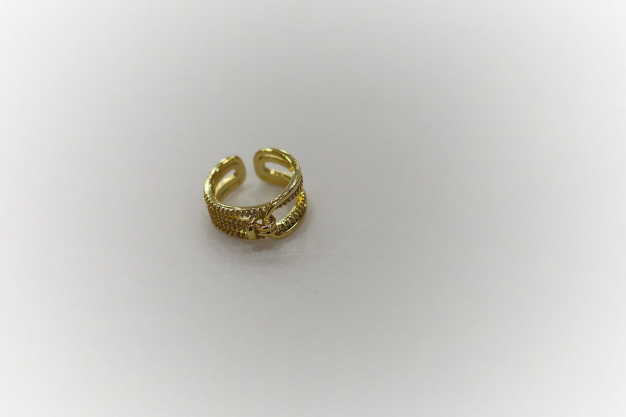 Zircon Gold Plated rings