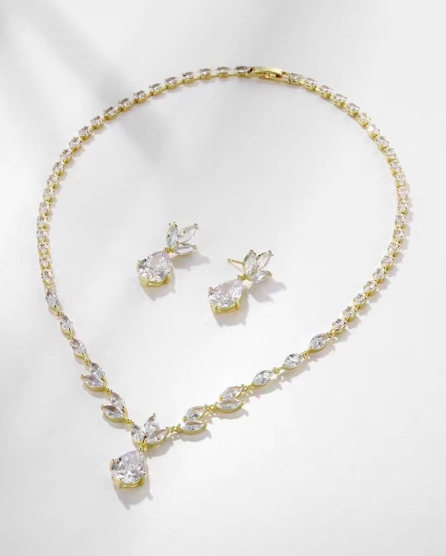 White water drop Zirconia Set