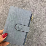 Genuine leather short purse