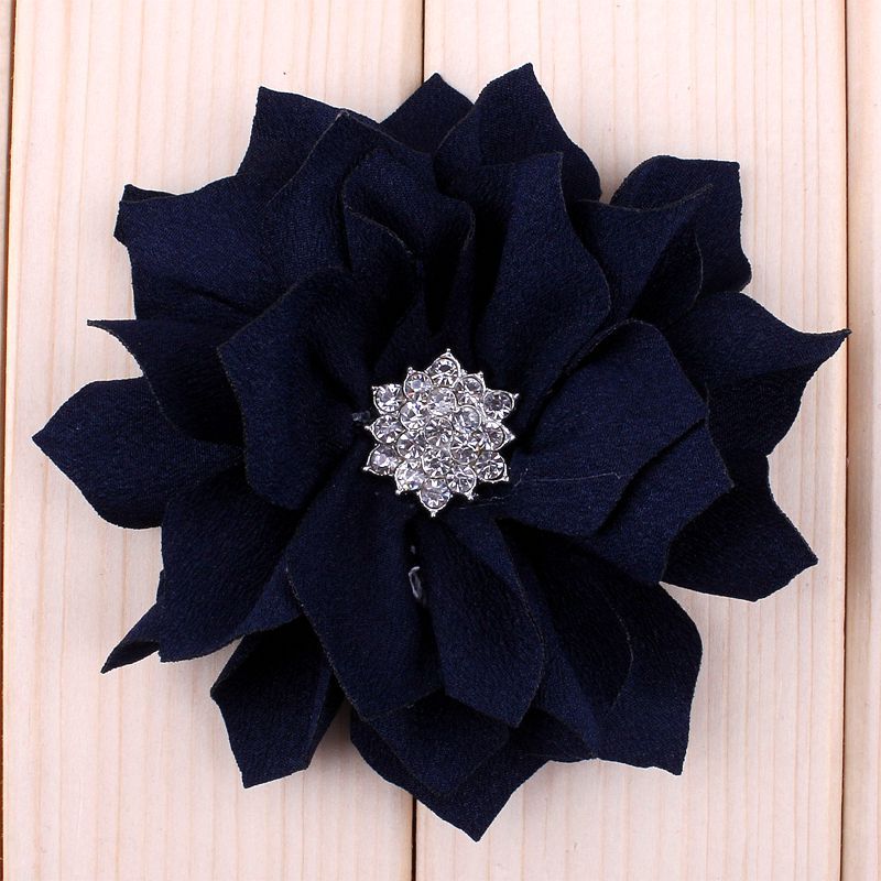 Bling hair brooch large